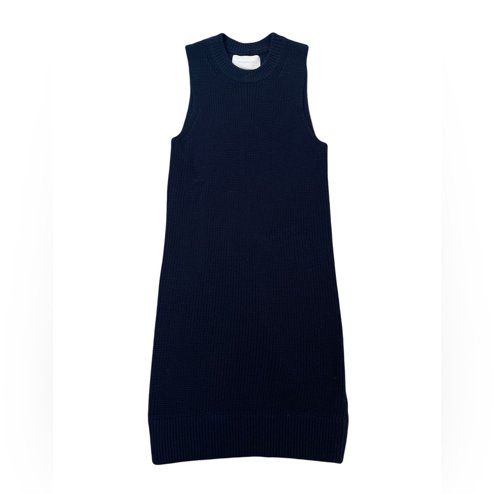 BROCHU WALKER Navy Knit Mini Dress Size Small